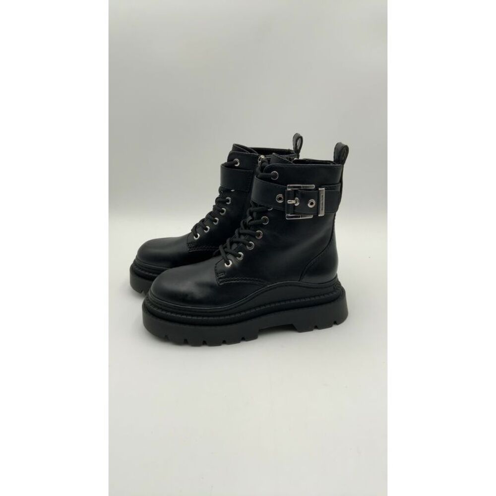Michael Kors Black Combat Boots